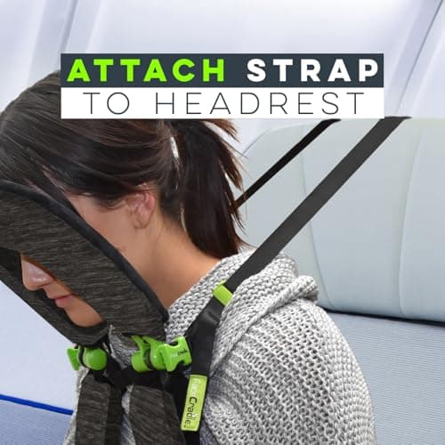 FaceCradle Wanderlust, Travel Neck Pillow, Multi Functions and Modes, Including Sleep Forward, Upgrade to Sleeping Class Face Cradle (Purple) — view 6