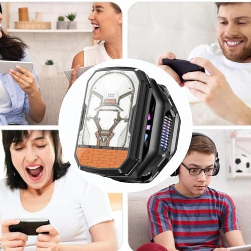 Handheld Ventilator – Electronic Thermal Reducer, Circulating Air Processor, Wireless Desktop Exhaust, Lightweight Breezing Hardware Unit | for Streaming Video Call Game Travel Studio — view 4