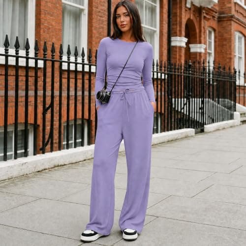 Womens Travel Outfits Two Piece for Airport and City Breaks — view 3