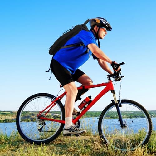 Hydration Backpack with 3L Water Bladder, Detachable Hydration Pack with Sealing Straw, Water Bladder Backpack with Adjustable Strap for Hiking Cycling Running — view 2