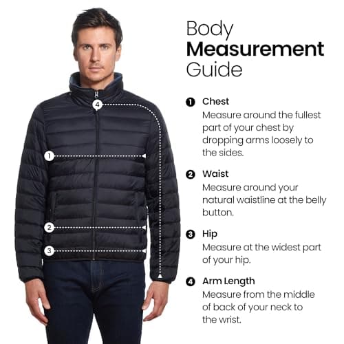 Weatherproof Men's Packable Travel Down Jacket with Alternative Neck Pillow, Down Jacket for Men (S-3XL), Black, M, Black, M — view 6