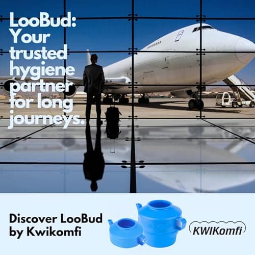 Collapsible Portable LooBud Travel Bidet, Bodna, Lota, Shatafa - 1L (Blue, One Size) — view 4