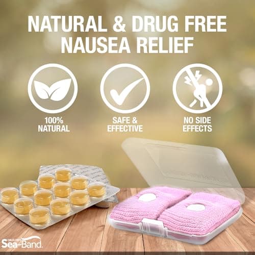 Sea-Band Mama! 1 x 24 Ginger Lozenges & 1 x Pair of Adult Lilac Wristband — view 4