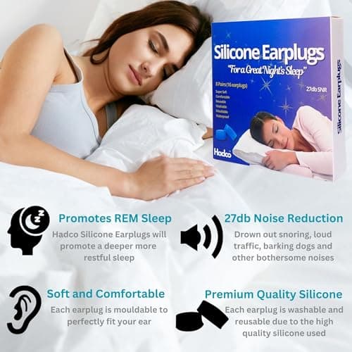 Disposable Silicone Ear Plugs for Sleeping – One-Month Supply (16 Units), Mouldable Waterproof Earplugs for Noise Reduction, Sleep, Travel, Study & Swimming — view 3