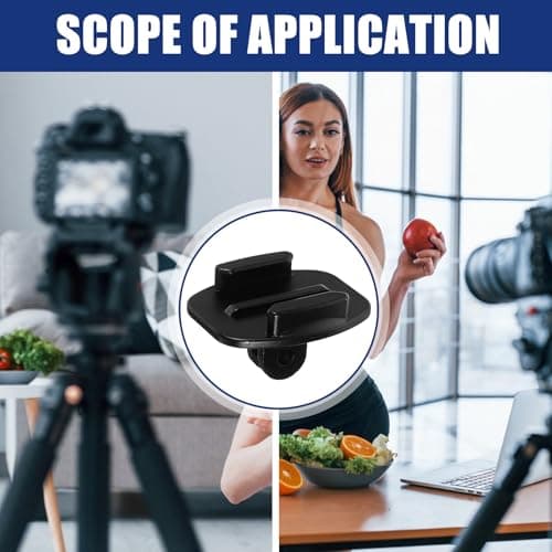 Tripod Mount Adapter Plate for Action Cameras Aluminum Alloy Quick Release — view 6