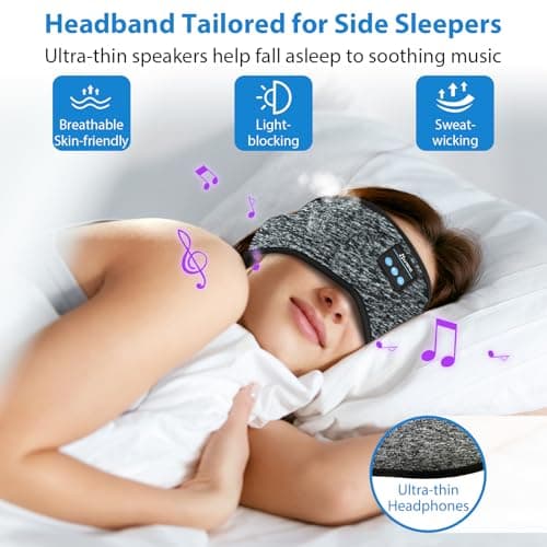 ZRUHIG Adjustable Headband Headphones, Grey — view 3