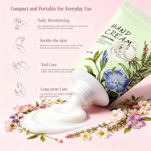 8PC Hand Cream Gift Set for Women,Travel Size Hand Lotion, Small Gifts for Women,Girls,Mothers Day Gifts,Teacher Appreciation Gifts,Chirstmas Gifts,Deeply Hydrating & Nourishing Non-Greasy — view 3
