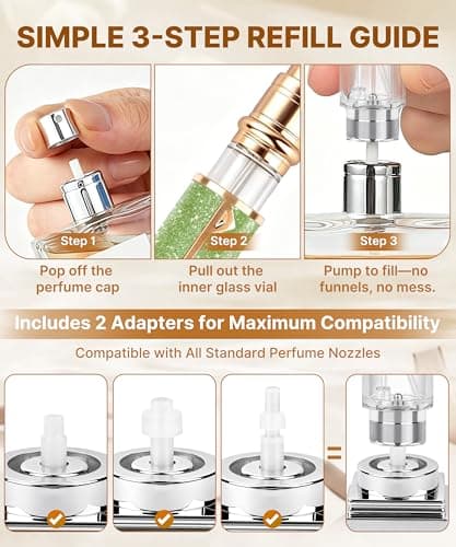 SVIFETEX PA06 5ml travel perfume atomisers refillable bottle, Green Gold — view 3