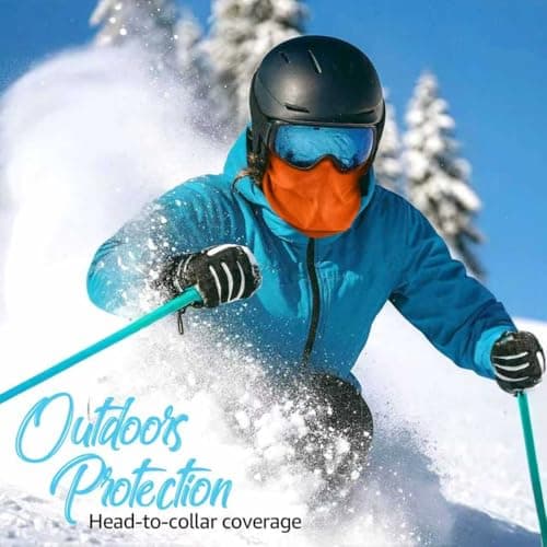 Awumbuk 6 Pack Multifunctional Headwear Bandana Unisex Face Covering, Windproof Sneck Scarf Thin Snoods for Men & Women Face Masks Neck Gaiter for Cycling Sports Running Hiking Outing — view 4