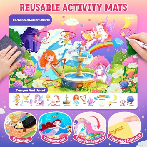 JoyCat Search & Find Activity Books, Educational Toy for Girls Ages 3-6 — view 2