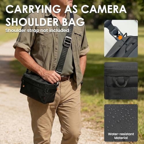 TARION Camera Cube Insert for Backpack Padded Camera Bag Insert Metal Frame — view 6