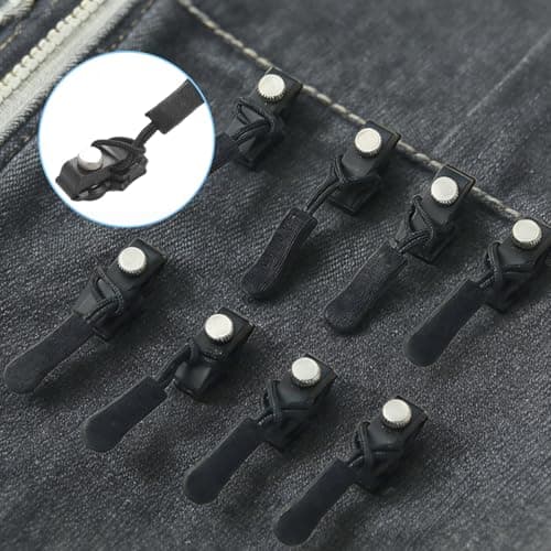 12 PCS Zipper Repair Kit for Luggage, Backpacks, Jackets,Replacement Zipper Pulls, Removable Zip Puller, 3 Sizes Instant Zip Fixer - Easy Grip for Elderly & Arthritis — view 6