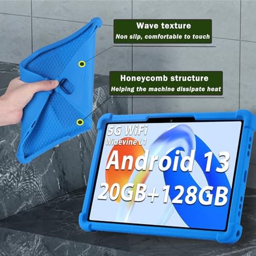 ATOOZ Universal 10.1 Inch Tablet Case for TABWEE/Gleeso/Whitedeer,Blue — view 6