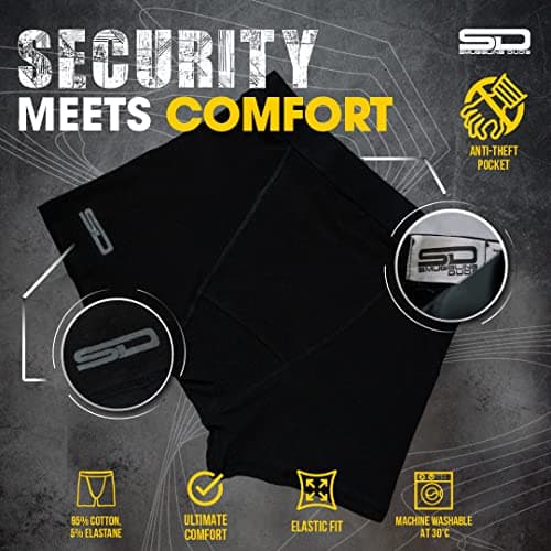 Smuggling Duds Boxer Brief Shorts - Anti Theft, Pickpocket Proof, Travel Pocket Underwear — view 4