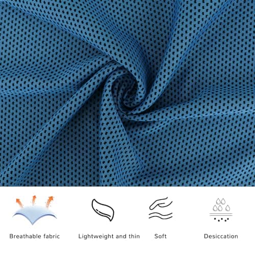 Jupsk 4 Pack Cooling Towels, Cool Gym Towel Quick Drying Neck Towel 30x80cm — view 3