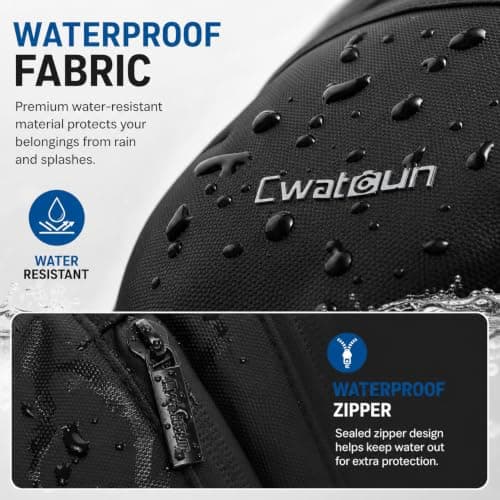 Cwatcun Camera Waist Bag, Waterproof Camera Waist Case for Photographers — view 2