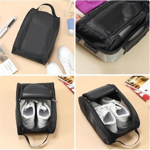 Upgrade Golf Shoe Bag, Football Boot Bag, for Walking, Travel, Gym, Storage — view 6