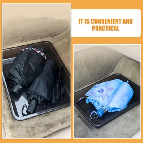 GOOHOCHY Stackable Car Trunk Storage Box Multi-use Interior Organizer for Shoes Umbrellas under Seat Compatibility Compact Car Storage Holder for Road Trips and Daily Commutes — view 5
