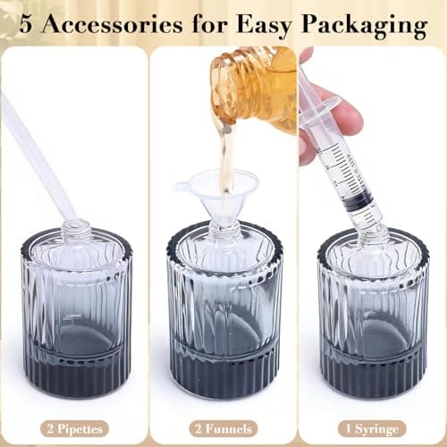 Maxumille 2 PCS Gradient Perfume Bottle Refillable 50ml with 5 Accessories — view 5