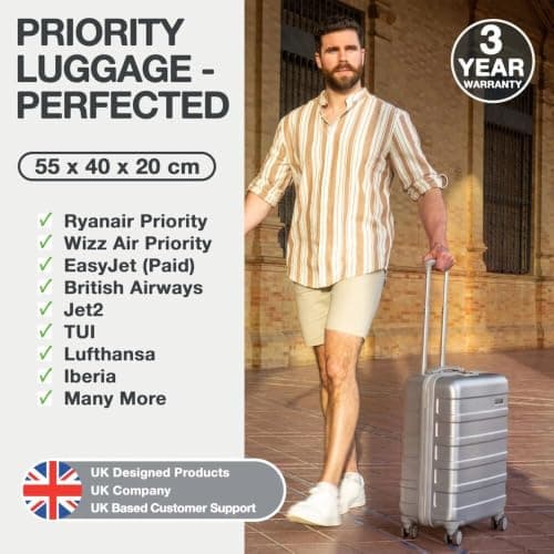 Cabin Max Cabin Suitcase Large for Ryanair, Easyjet 55x40x20 Hand Luggage — view 5