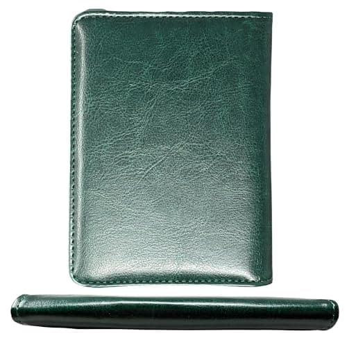 MOIRENTO Irish Passport Cover & Holder, PU Leather, RFID Blocking, Green — view 3