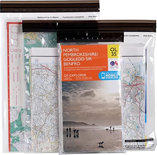 Lifeventure DriStore LocTop Waterproof Bags (3-Pack) For Maps