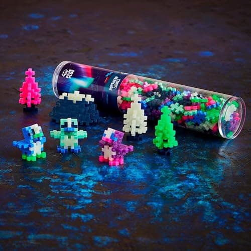 PLUS PLUS Building Blocks Toy - 240 pc Kids Construction Toys, Creative Learning Resources and STEM Play for Home and Travel - Girls and Boys Toys Age 5 Plus - Northern Lights 240 Pieces — view 3