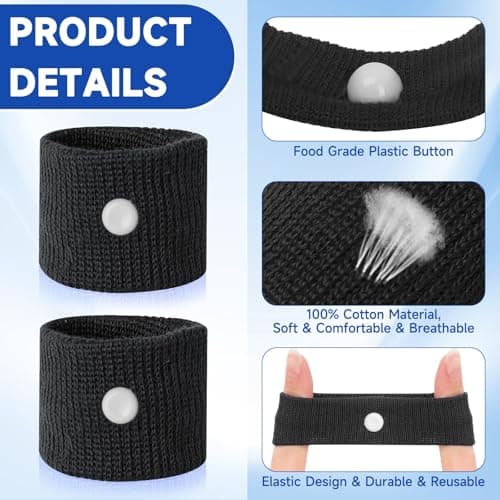 SinChic 4 Pair Motion Sickness Relief Wristbands — view 6
