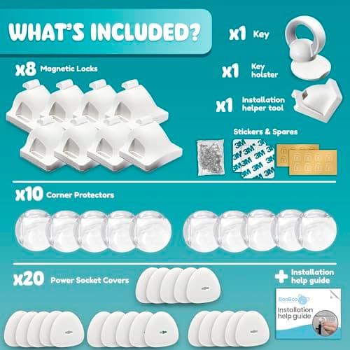 BooBoo Baby 38 Pack Premium Magnet Child Safety Baby Proofing Kit — view 2