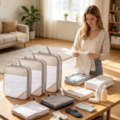 Compaction Packing Cube - Portable , Expandable Zip T — view 2