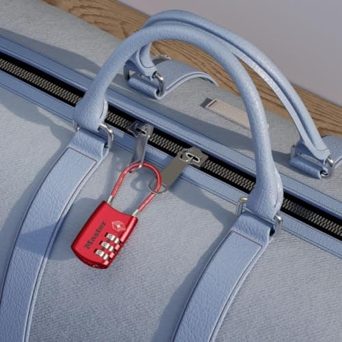 Master Lock 4688DRED TSA Accepted Cable Luggage Lock, Red by Master Lock — view 6