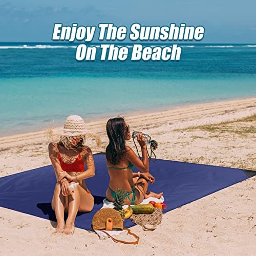 Odoland Hiking Blanket 180 x 160 cm Pocket Blanket Waterproof Heatproof Sandproof Thin Ground Sheet - Lightweight Foldable Beach Mat for Outdoor Camping, Travel, Hiking, Picnic for 2-4 People — view 5