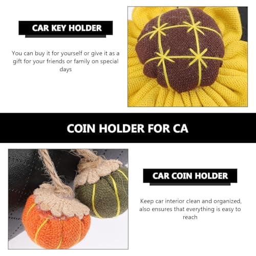 ULDIGI Car Coin Organizer Hanging Leather Storage Pouch for Phone — view 3