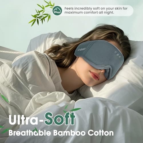 LC-dolida Bluetooth Sleep Eye Mask Headphones,15H Battery & Total Blackout — view 2