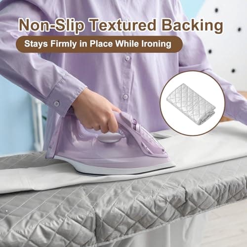 Ironing Mat, Foldable Portable Travel Ironing Pad for Tabletop & Bed, Heat Resistant & Non-Slip Iron Mat for Sewing, Steam Pressing, Compact Ironing Board for Home, Travel & Business Trips — view 6