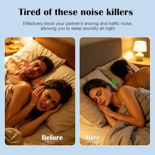 Ear Plugs for Sleep, 45db Noise Cancelling Ear Plugs Earplugs with 4 Pairs — view 3