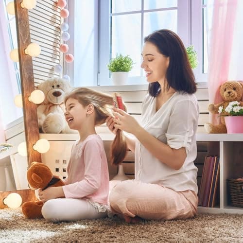 2pcs Bamboo Hair Comb Dense Teeth, Retro Style for Men Women — view 6