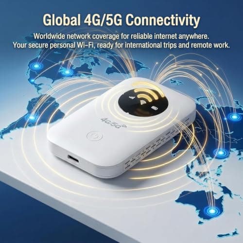 5G Portable WiFi 6 MiFi Hotspot,Mobile WiFi Router 5G,Portable WiFi Router — view 2