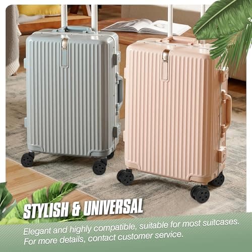 Vivikivi 2 Pcs Suitcase Wheels Replacement 50mm Luggage Wheels, LN-5 — view 4