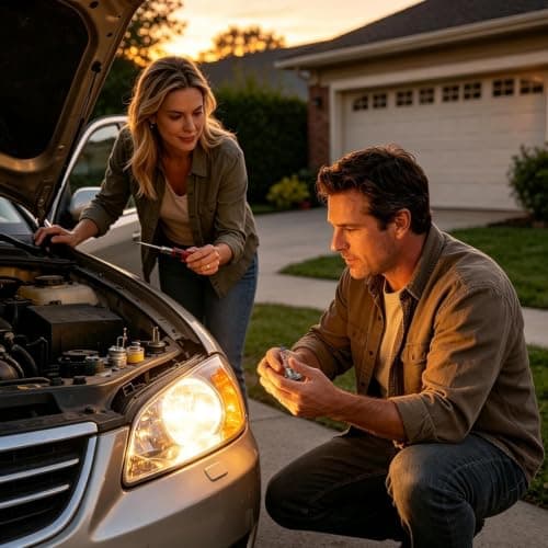 Head Light Bulb Universal Weatherproof Anti-Shock Head Lamps — view 2