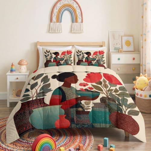 Bohemian Portrait 10.5 Tog Coverless Duvet King 220 x 240cm Comforter — view 3
