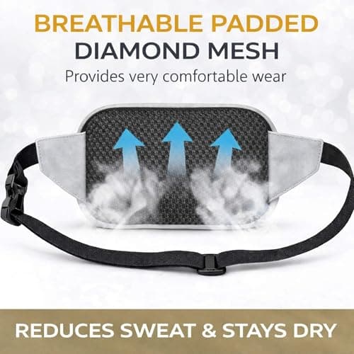 XENLYN GEAR Waterproof Bum Bag | Waist Fanny Pack & Running Belt for Men & Women | Adjustable Waist Bag with Zipper Pockets | Crossbody Bag for Travel, Hiking, Dog Walking, Festivals, Everyday Carry — view 2