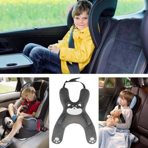 Kids Car Pillow With Neck Support AnimalToy,Child Car Sleeping Head Support — view 6