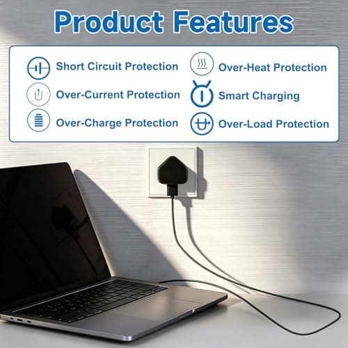 4 Pack 5V 1A USB Plug Adapter UK 3 Pin Wall Charger Fast Charging — view 2