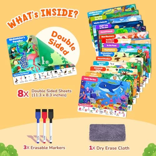 JoyCat Search & Find Activity Books, Animal Preschool Learning for Kids 3-5 — view 5