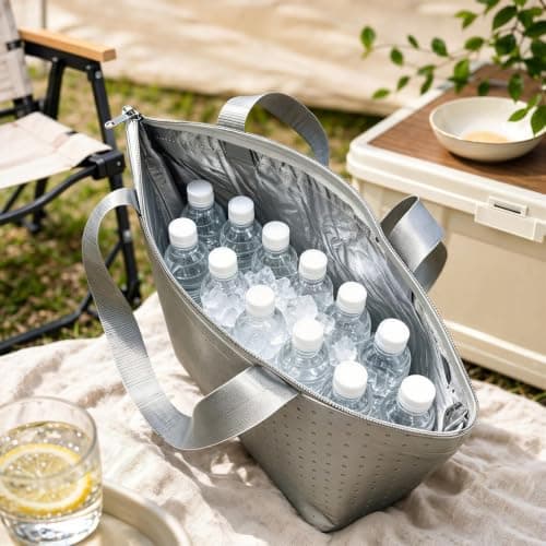 Insulated Bag Reusable Portable Waterproof Aluminum Foil — view 3