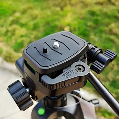 IOUALEY 2 Pack 43mm Quick Release Plate, QR Plate, Camera Mounting Adapter Parts Replacement with Screws Camera Tripods Ball Head Quick Release Plate Replacement Quick-Release System — view 6