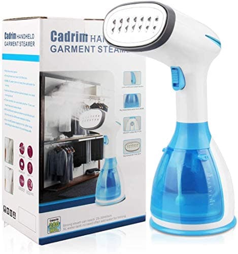 Cadrim Clothes Steamer, Handheld Garment Steamer for Clothes, 1500W, 30g/min Powerful Steam, 30S Fast Heat-up for Wrinkle Removal, Portable Garment Steamer for Home, Office & Travel
