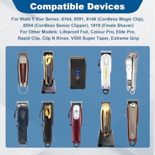 4V 2A Clippers Charger for WAHL 5 Star Magic Clip 8148 8164 8504 8591 1919 — view 2