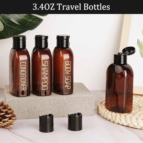 Decorniqu Travel Bottles for Toiletries 4 PCS 100ml Leak Proof Containers — view 5